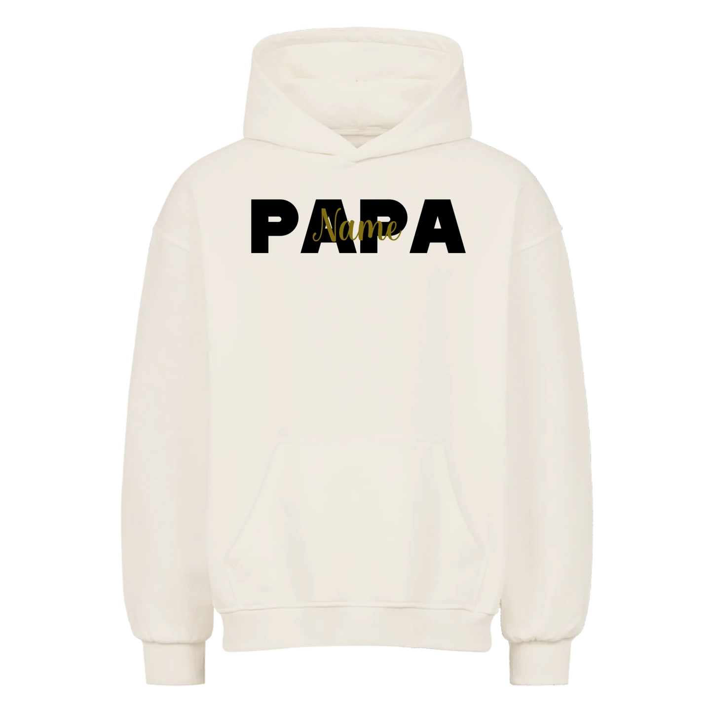 Papa Schriftzug Oversized Hoodie*personalisierbar*