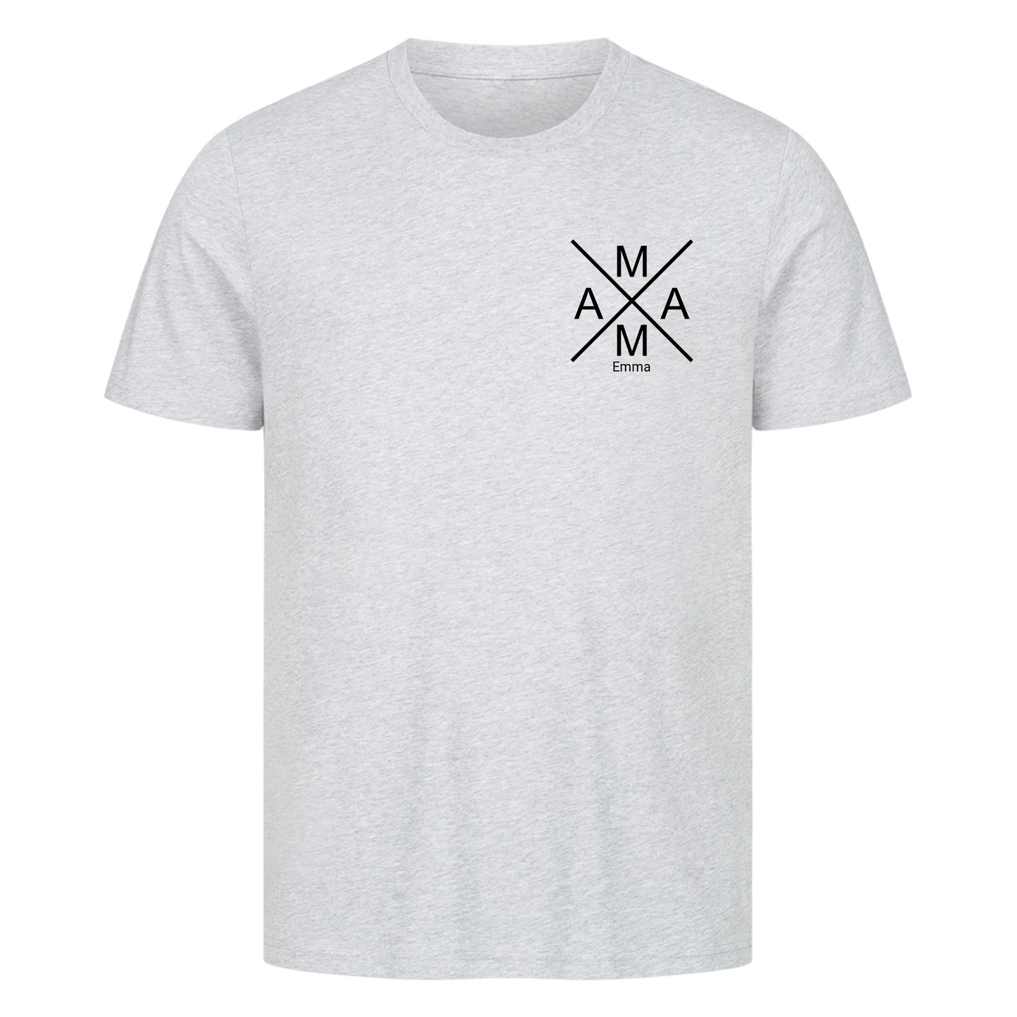 Mama -Name und Jahr- (bis zu 2 Kinder) Premium T-Shirt *Personalisierbar*