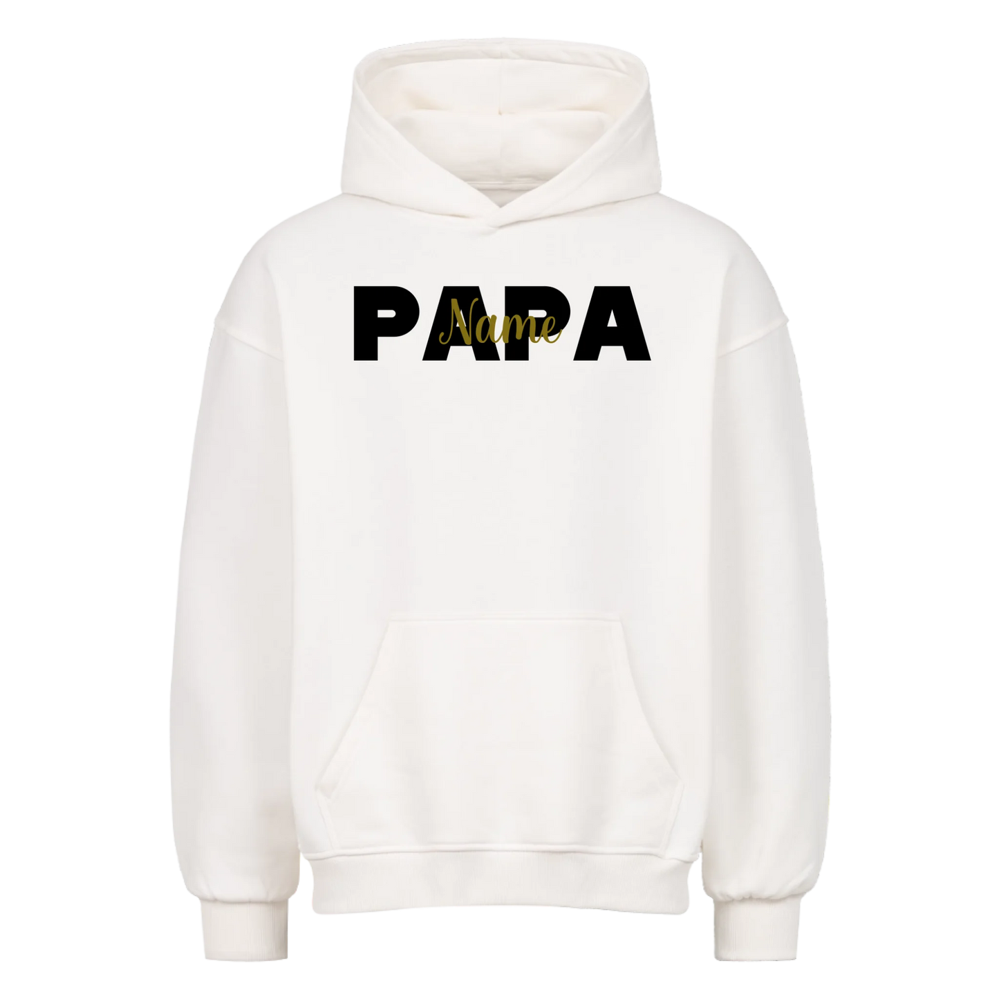 Papa Schriftzug Oversized Hoodie*personalisierbar*