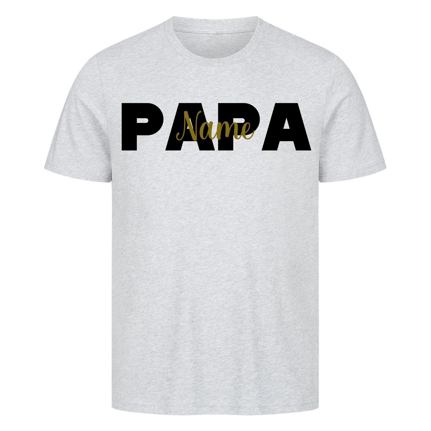 Papa Schriftzug Premium T-Shirt *personalisierbar*