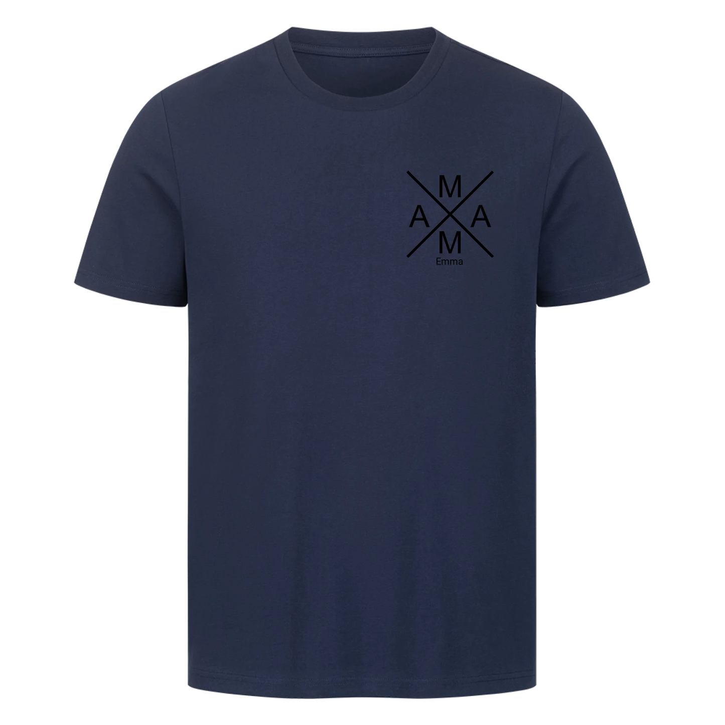 Mama -Name und Jahr- (bis zu 2 Kinder) Premium T-Shirt *Personalisierbar*